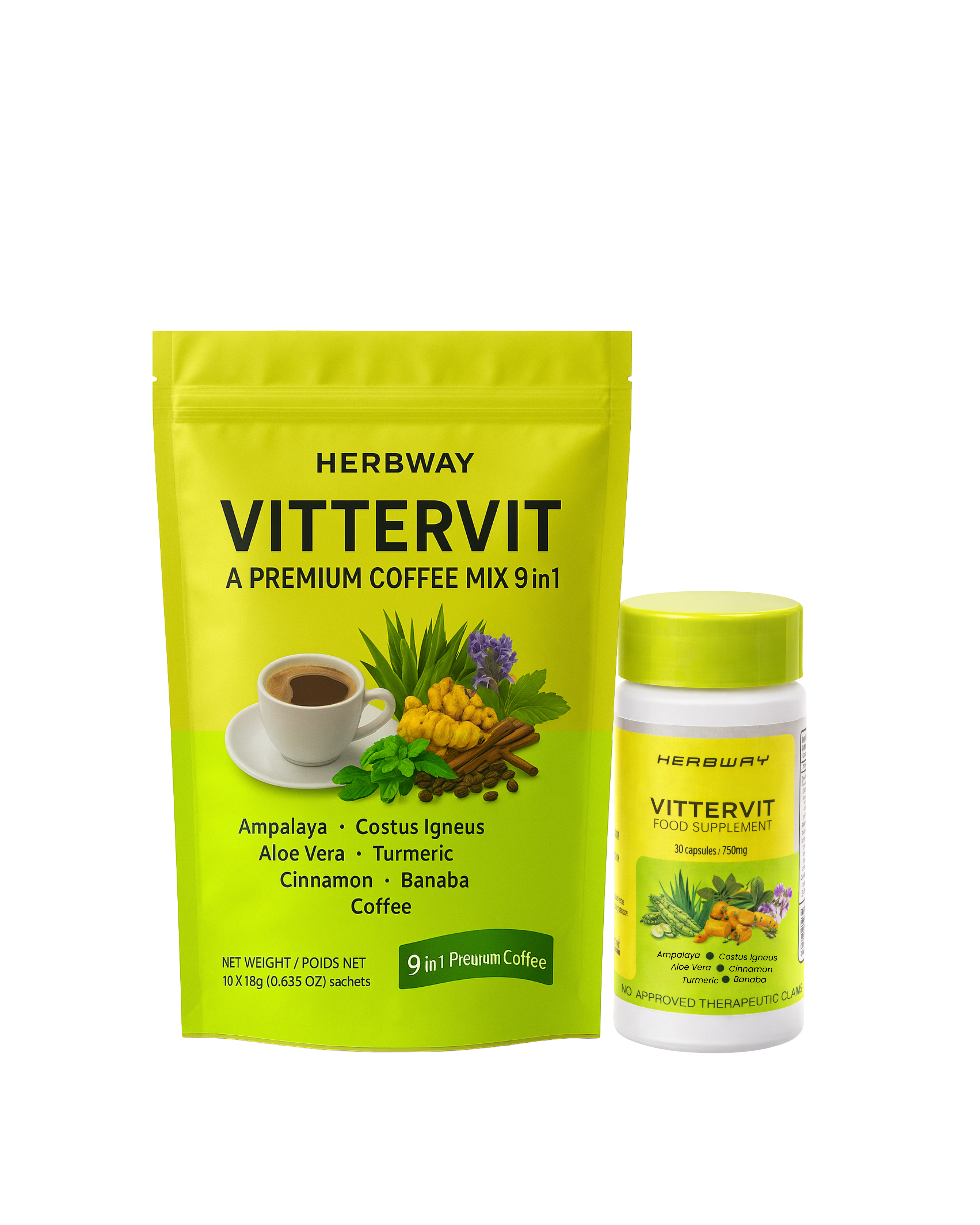 Vittervit Combo ( Vittervit Coffee and Vittervit Capsule)